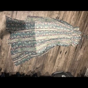 Hobo halter maxi dress